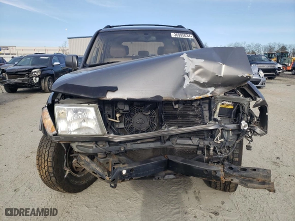 2000 Toyota Land Cruiser with VIN JT3HT05J3Y0088425, listed as a Copart auction lot 41387034 with 243,408 mi miles and Salvage Title. Bid and sale history available at carsss.com. Image 5.