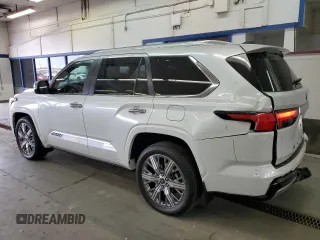 2024 Toyota Sequoia SR5 with VIN 7SVAAABA5RX026603, listed as a Copart auction lot 76346654 with 14,644 mi miles and Salvage Title. Bid and sale history available at carsss.com. Image 2.