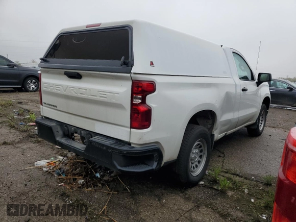 2023 Chevrolet Silverado 1500 Work Truck with VIN 3GCNAAEK0PG365237, listed as a Copart auction lot 53732265 with 184,207 mi miles and Clean Title. Bid and sale history available at DreamBid. Image 3.