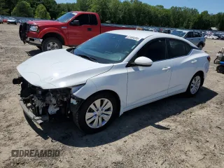 2020 Nissan Sentra S z VIN 3N1AB8BVXLY260103, wystawiony jako Copart lot #57469295 z przebiegiem 156 157 mil mil oraz Szkoda całkowita • Salvage title. Historia ofert i sprzedaży dostępna na DreamBid. Obrazek 1.