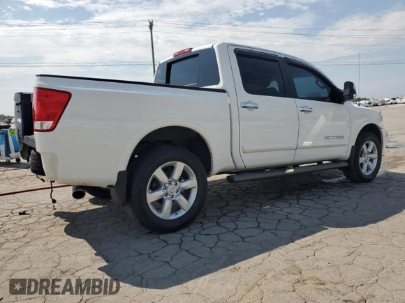 2012 Nissan Titan SV with VIN 1N6BA0EC5CN324882, listed as a Copart auction lot 62551995 with 189,385 mi miles and Salvage title. Bid and sale history available at DreamBid. Image 3.