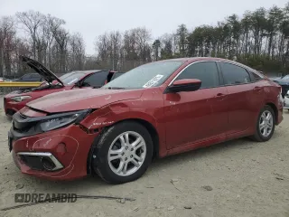 2020 Honda Civic Sedan EX-L with VIN 19XFC1F76LE213154, listed as a Copart auction lot 48871875 with 58,641 mi miles and Salvage Title. Bid and sale history available at carsss.com. Image 1.