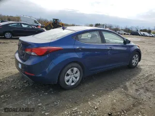 2016 Hyundai Elantra SE with VIN 5NPDH4AE2GH696014, listed as a Copart auction lot 52913885 with 199,987 mi miles and Clean Title. Bid and sale history available at carsss.com. Image 3.