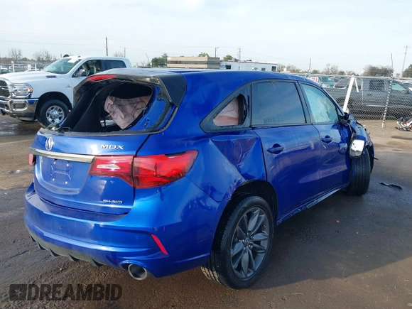 2019 Acura MDX w/Technology/A-Spec Pkg with VIN 5J8YD4H06KL028312, listed as a IAAI auction lot 41762000 with 1 mi miles. Bid and sale history available at carsss.com. Image 14.