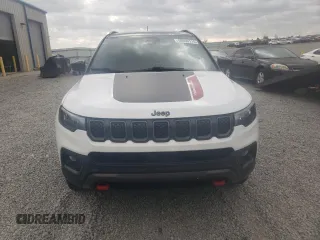 2023 Jeep Compass Trailhawk with VIN 3C4NJDDN5PT565793, listed as a Copart auction lot 50060115 with 38,292 mi miles and Salvage title. Bid and sale history available at DreamBid. Image 5.