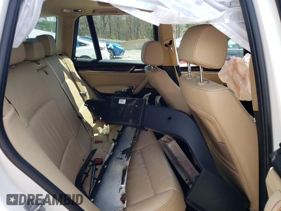 2017 BMW X3 xDrive28i with VIN 5UXWX9C57H0T04700, listed as a Copart auction lot 51988925 with 121,499 mi miles and Salvage Title. Bid and sale history available at DreamBid. Image 11.