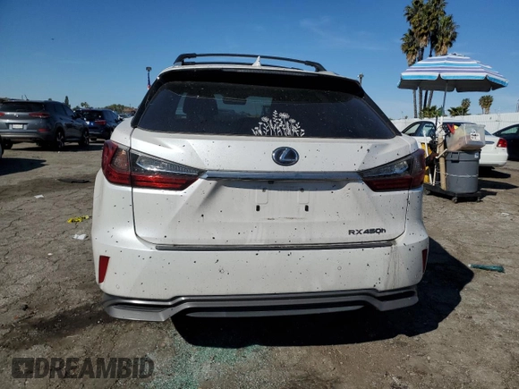 2017 Lexus RX with VIN 2T2BGMCA1HC015703, listed as a Copart auction lot 42229595 with 24,840 mi miles and Salvage Title. Bid and sale history available at carsss.com. Image 6.