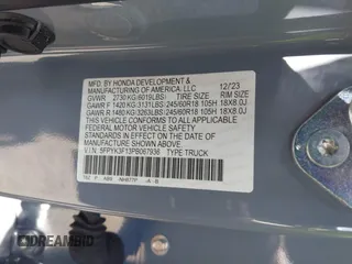 2023 Honda Ridgeline Sport z VIN 5FPYK3F13PB067936, wystawiony jako IAAI lot #41535175 z przebiegiem 27 503 mil mil oraz . Historia ofert i sprzedaży dostępna na DreamBid. Obrazek 9.