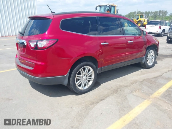 2014 Chevrolet Traverse LT with VIN 1GNKRGKD5EJ254190, listed as a IAAI auction lot 41966670 with 68,236 mi miles. Bid and sale history available at carsss.com. Image 4.
