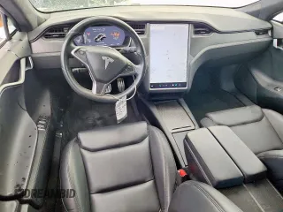 2021 Tesla Model S 75D with VIN 5YJSA1E42MF426965, listed as a Copart auction lot 63052185 with 50,405 mi miles and Salvage title. Bid and sale history available at DreamBid. Image 8.