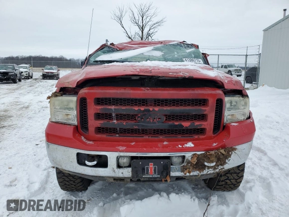 2007 Ford F-250 XL with VIN 1FTSX21P97EA10101, listed as a Copart auction lot 41386715 with Not Provided miles and Salvage Title. Bid and sale history available at DreamBid. Image 5.