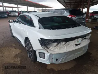 2023 Lucid Air Touring with VIN 50EA1TEA1PA004823, listed as a IAAI auction lot 41728833 with 1 mi miles. Bid and sale history available at carsss.com. Image 3.