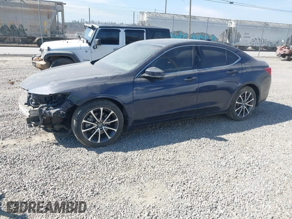 2016 Acura TLX V6 with VIN 19UUB2F35GA006925, listed as a IAAI auction lot 41810848 with 41,604 mi miles. Bid and sale history available at carsss.com. Image 2.