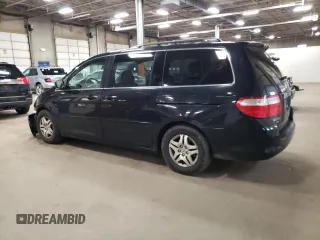 2007 Honda Odyssey EX-L with VIN 5FNRL38717B123111, listed as a Copart auction lot 52906645 with 235,188 mi miles and Salvage Title. Bid and sale history available at carsss.com. Image 2.