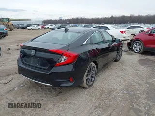 2019 Honda Civic Sedan EX with VIN 19XFC1F31KE013956, listed as a IAAI auction lot 41502562 with 65,752 mi miles. Bid and sale history available at carsss.com. Image 4.