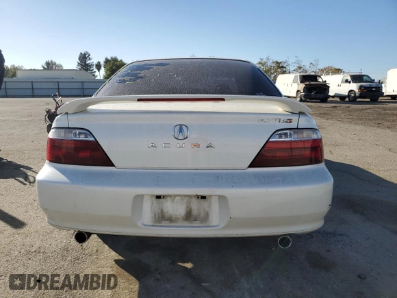 2003 Acura TL Type S with VIN 19UUA56893A018537, listed as a Copart auction lot 79111174 with 0 mi miles and Salvage Title. Bid and sale history available at carsss.com. Image 6.