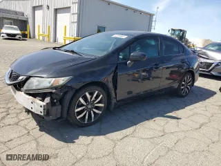 2014 Honda Civic Sedan EX-L with VIN 19XFB2F96EE012416, listed as a Copart auction lot 54195665 with 189,574 mi miles and Salvage Title. Bid and sale history available at carsss.com. Image 1.
