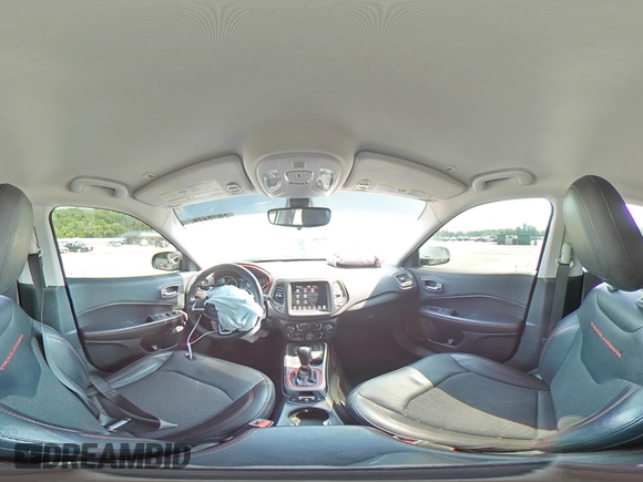 2019 Jeep Compass Trailhawk z VIN 3C4NJDDB2KT667874, wystawiony jako Copart lot #60784475 z przebiegiem 82 426 mil mil oraz Szkoda całkowita • Salvage title. Historia ofert i sprzedaży dostępna na DreamBid. Obrazek 15.