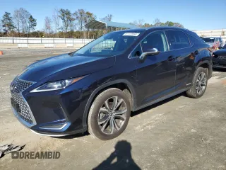 2021 Lexus RX with VIN 2T2HGMDA5MC060629, listed as a Copart auction lot 81122064 with 26,643 mi miles and Salvage Title. Bid and sale history available at carsss.com. Image 1.