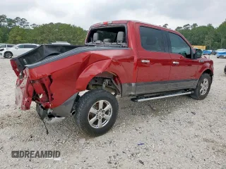 2018 Ford F-150 XL with VIN 1FTEW1CP5JKD16597, listed as a Copart auction lot 57623125 with 122,292 mi miles and Salvage title. Bid and sale history available at DreamBid. Image 3.