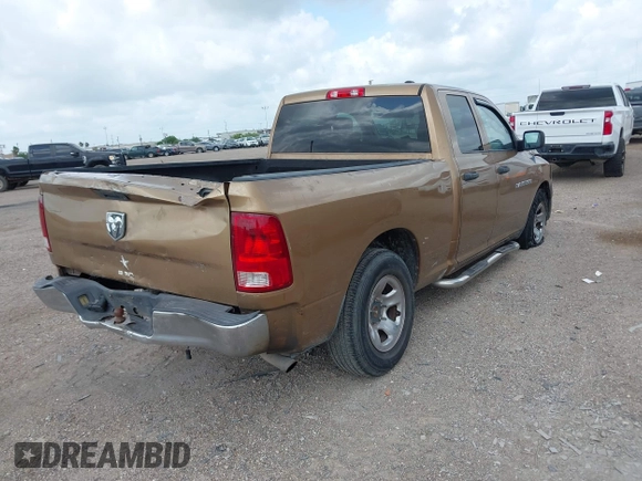 2012 Ram 1500 ST with VIN 1C6RD6FK9CS112027, listed as a IAAI auction lot 42128713 with 161,516 mi miles and . Bid and sale history available at DreamBid. Image 4.
