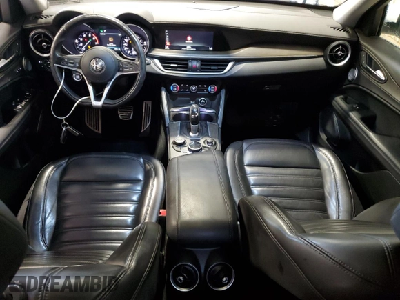 2019 Alfa Romeo Stelvio Ti z VIN ZASPAKBN4K7C49127, wystawiony jako Copart lot #57079975 z przebiegiem 55 557 mil mil oraz Szkoda całkowita • Salvage title. Historia ofert i sprzedaży dostępna na DreamBid. Obrazek 8.