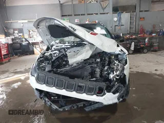 2022 Jeep Compass Trailhawk with VIN 3C4NJDDB8NT199704, listed as a IAAI auction lot 41611028 with 27,247 mi miles and . Bid and sale history available at DreamBid. Image 12.