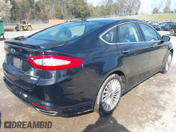 2016 Ford Fusion Titanium with VIN 3FA6P0K92GR284491, listed as a IAAI auction lot 41824323 with 148,016 mi miles. Bid and sale history available at carsss.com. Image 4.
