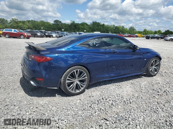 2017 Infiniti Q60 Premium z VIN JN1EV7EK1HM360637, wystawiony jako Copart lot #55801835 z przebiegiem 106 114 mil mil oraz Szkoda całkowita • Salvage title. Historia ofert i sprzedaży dostępna na DreamBid. Obrazek 3.
