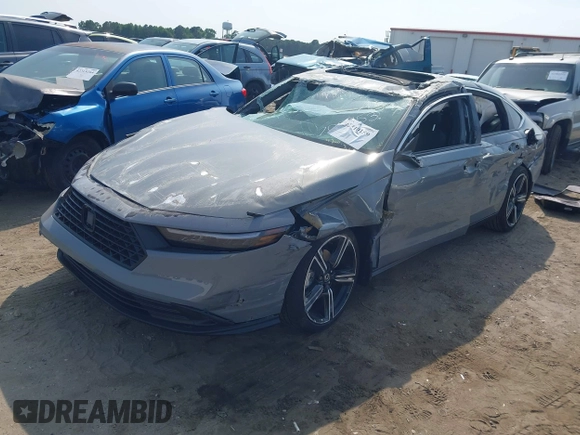 2025 Honda Accord Sport with VIN 1HGCY2F56SA034110, listed as a IAAI auction lot 42310159 with 2,340 mi miles and . Bid and sale history available at DreamBid. Image 17.
