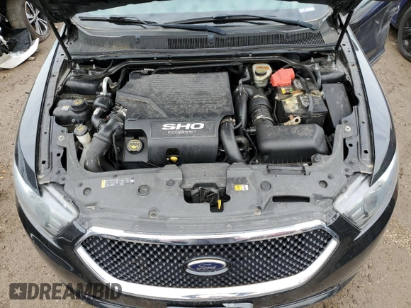 2015 Ford Taurus SHO with VIN 1FAHP2KT6FG113703, listed as a Copart auction lot 48583915 with 102,407 mi miles and Salvage Title. Bid and sale history available at DreamBid. Image 11.
