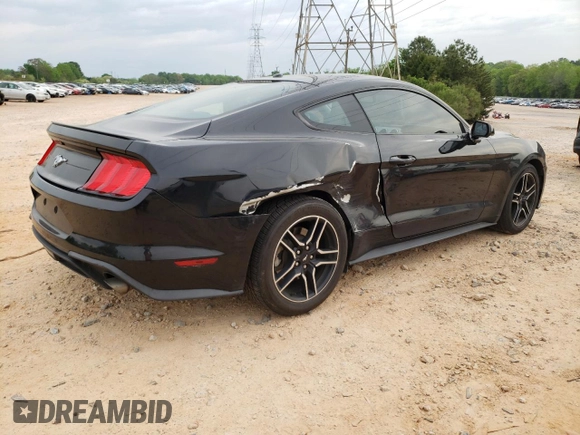 2019 Ford Mustang EcoBoost with VIN 1FA6P8TH2K5204011, listed as a Copart auction lot 52417465 with 61,021 mi miles and Salvage Title. Bid and sale history available at carsss.com. Image 3.