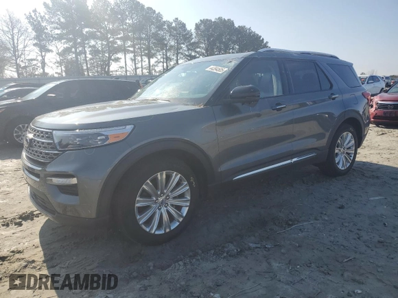 2023 Ford Explorer Limited with VIN 1FMSK7FH5PGC32051, listed as a Copart auction lot 44394505 with 20,626 mi miles and Salvage Title. Bid and sale history available at carsss.com. Image 1.