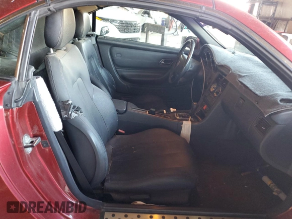 1999 Mercedes-Benz SLK-Class with VIN WDBKK47F9XF109079, listed as a Copart auction lot 72243234 with 90,083 mi miles and Clean Title. Bid and sale history available at carsss.com. Image 10.