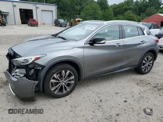 2017 Infiniti QX30 Luxury z VIN SJKCH5CR1HA026123, wystawiony jako Copart lot #64003094 z przebiegiem 93 651 mil mil oraz Szkoda całkowita • Salvage title. Historia ofert i sprzedaży dostępna na DreamBid. Obrazek 1.