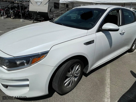 2016 Kia Optima LX with VIN KNAGT4L33G5093593, listed as a Copart auction lot 53171795 with 124,344 mi miles and Clean Title. Bid and sale history available at carsss.com. Image 2.