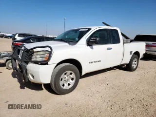 2007 Nissan Titan LE with VIN 1N6BA06AX7N242455, listed as a Copart auction lot 61811175 with 211,040 mi miles and Salvage title. Bid and sale history available at DreamBid. Image 1.