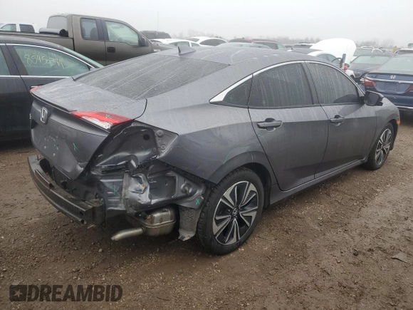 2017 Honda Civic Sedan EX-L with VIN 19XFC1F74HE003563, listed as a Copart auction lot 86377304 with 132,571 mi miles and Salvage Title. Bid and sale history available at carsss.com. Image 3.