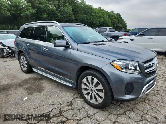 2017 Mercedes-Benz GLS 450 with VIN 4JGDF6EE3HA987637, listed as a Copart auction lot 58963905 with 67,890 mi miles and Salvage title. Bid and sale history available at DreamBid. Image 4.