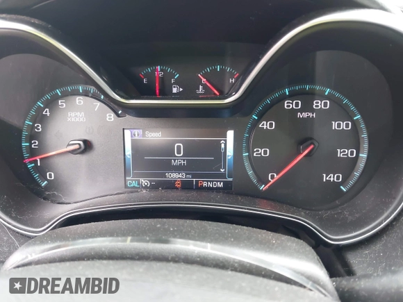 2019 Chevrolet Impala Premier with VIN 1G1105S36KU105588, listed as a IAAI auction lot 42106517 with 108,943 mi miles and . Bid and sale history available at DreamBid. Image 7.