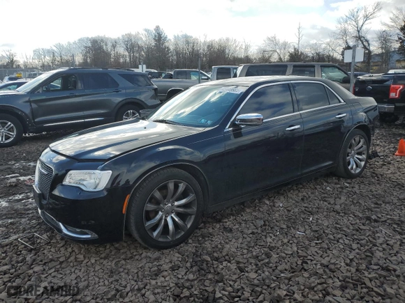 2017 Chrysler 300 with VIN 2C3CCAEG2HH518204, listed as a Copart auction lot 45449985 with 76,247 mi miles and Salvage Title. Bid and sale history available at carsss.com. Image 1.