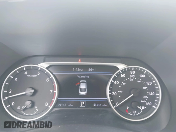 2024 Nissan Sentra SV with VIN 3N1AB8CV1RY209340, listed as a IAAI auction lot 42218326 with 29,163 mi miles and . Bid and sale history available at DreamBid. Image 7.