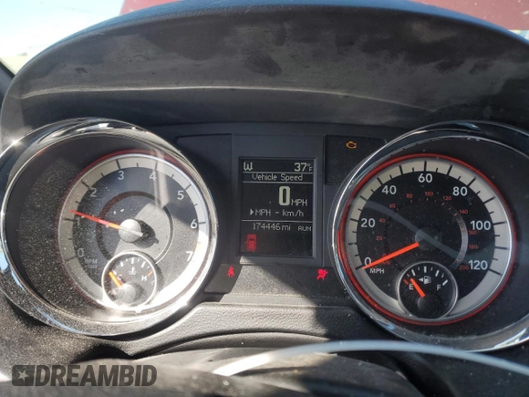 2017 Dodge Grand Caravan GT with VIN 2C4RDGEG2HR814873, listed as a Copart auction lot 51682555 with 174,446 mi miles and Salvage Title. Bid and sale history available at DreamBid. Image 9.