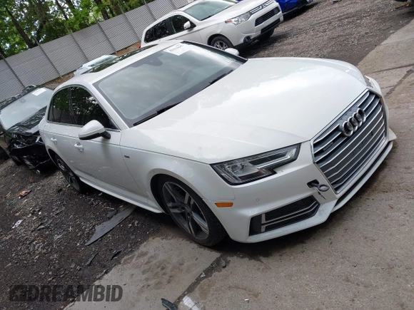 2018 Audi A4 Premium Plus z VIN WAUENAF46JA149268, wystawiony jako IAAI lot #42313647 z przebiegiem 88 562 mil mil oraz . Historia ofert i sprzedaży dostępna na DreamBid. Obrazek 1.