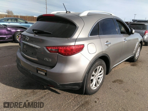 2010 Infiniti FX with VIN JN8AS1MW0AM852429, listed as a IAAI auction lot 41871650 with 266,654 mi miles and . Bid and sale history available at DreamBid. Image 4.