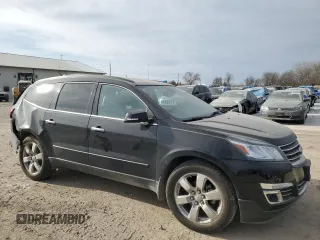 2016 Chevrolet Traverse LTZ with VIN 1GNKVJKD4GJ221628, listed as a Copart auction lot 42177025 with 118,263 mi miles and Salvage Title. Bid and sale history available at DreamBid. Image 4.