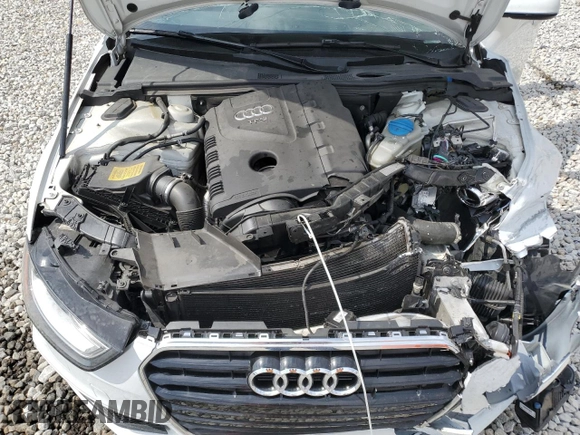 2014 Audi A4 2.0T Premium Plus with VIN WAUHFAFL3EA143726, listed as a Copart auction lot 48666155 with 107,300 mi miles and Salvage Title. Bid and sale history available at carsss.com. Image 11.