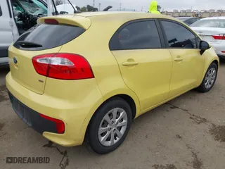 2016 Kia Rio LX with VIN KNADM5A33G6675776, listed as a IAAI auction lot 41894377 with 75,188 mi miles. Bid and sale history available at carsss.com. Image 4.