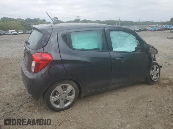 2022 Chevrolet Spark LS with VIN KL8CB6SA0NC032252, listed as a Copart auction lot 69621394 with Not Provided miles and Salvage Title. Bid and sale history available at DreamBid. Image 3.