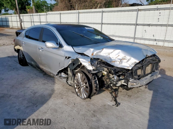 2015 Kia K900 Luxury with VIN KNALW4D43F6021024, listed as a Copart auction lot 58592235 with Not provided miles and Non repairable. Bid and sale history available at DreamBid. Image 4.